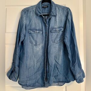 Buffalo David Bitton Light Blue Denim Shirt
